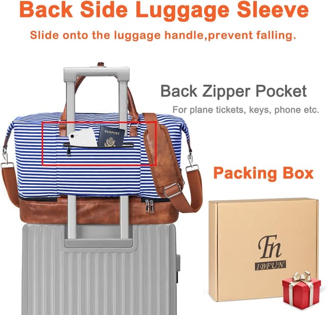 Thumbnail 4 de IBFUN Weekender 21" travel duffel with shoe compartment