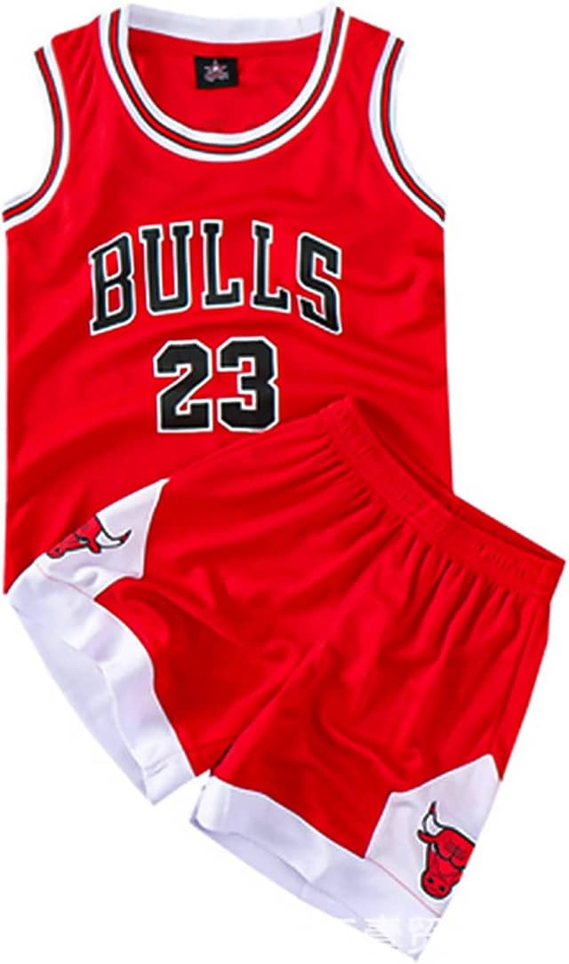 Detalle de MEEHYRE Completo Basket da 2 pezzi in maglia senza maniche (canotta + pantalone) reversibile