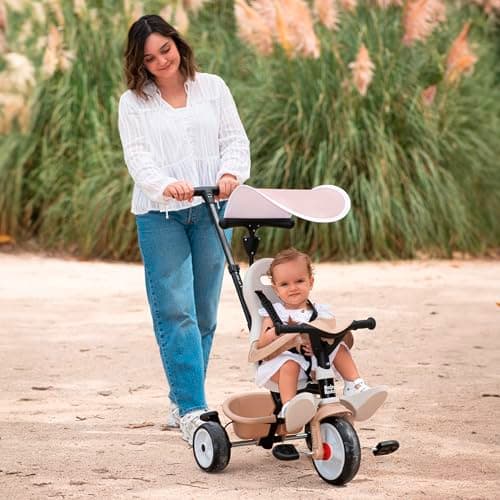 Detalle 2 de Smoby Triciclo Baby Balade 3 en 1, asiento ergonómico 🎠