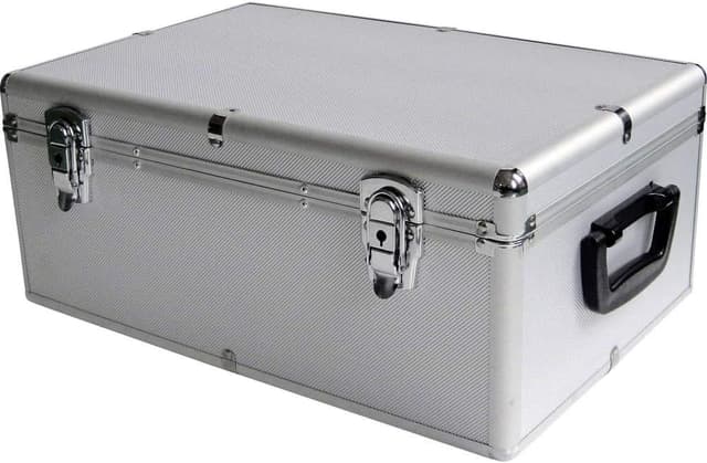 Detalle de MediaRange Valigia DJ CD DVD 500 posti argento