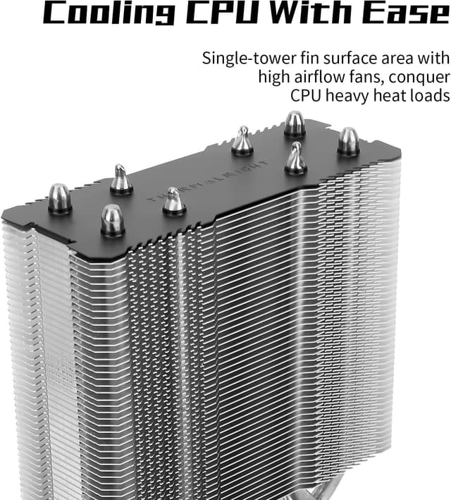 Detalle 2 de Thermalright Assassin X 120 SE CPU cooler 4 heatpipes