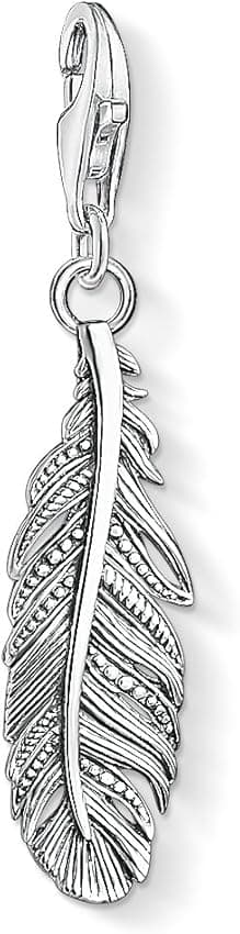 Detalle de Thomas Sabo Colgante Pluma Charm plata 925