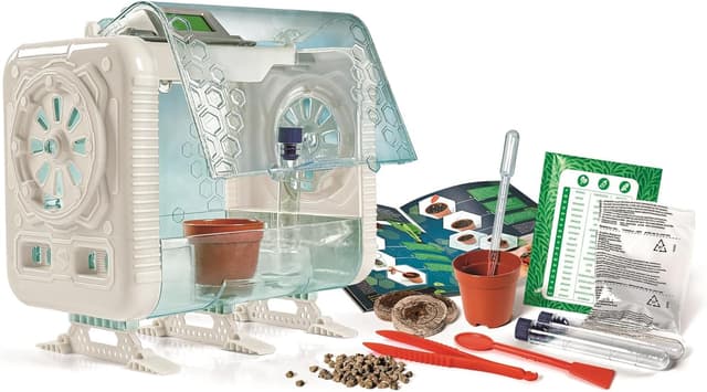 Detalle de Clementoni Smart-Tech Greenhouse Interactive STEM Plant Science Kit (Kids 8+)
