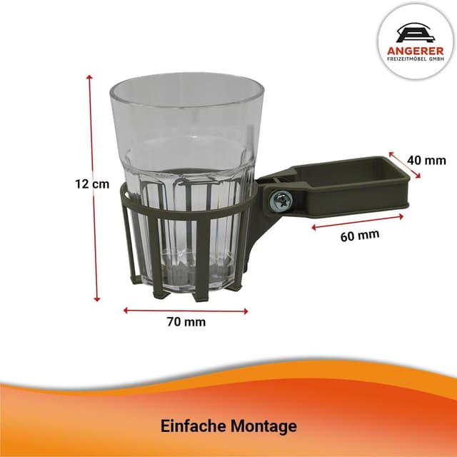 Thumbnail 1 de Angerer Porte-Boisson pour balancelle Gris 60x40