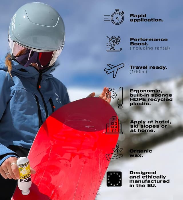 Detalle 2 de nzero Universal Split/Snowboard 100ml cera ecológica