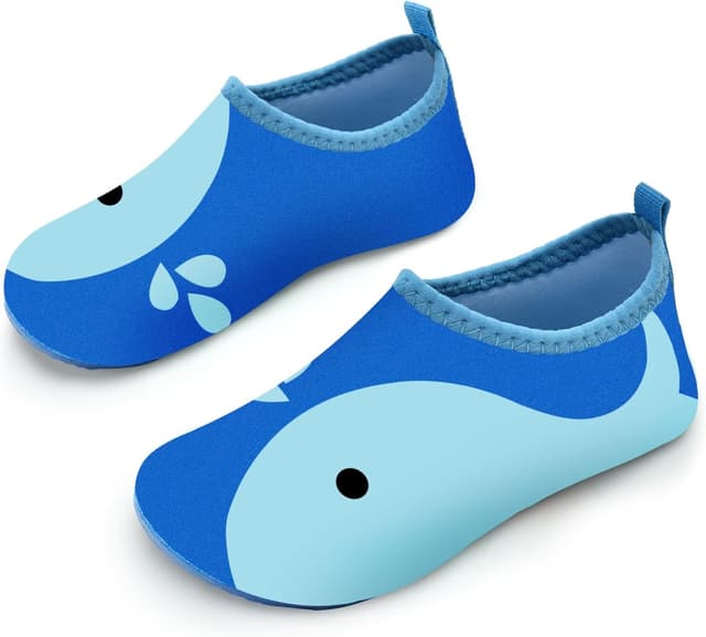 Detalle de WateLves Kinder-Badeschuhe & Wasserschuhe – schnell trocknend, barfuß-ähnlich mit Klettverschluss