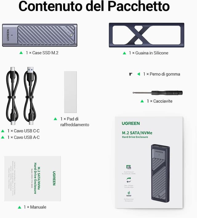 Thumbnail 6 de UGREEN Case NVMe M.2 USB C 3.2 Gen 2