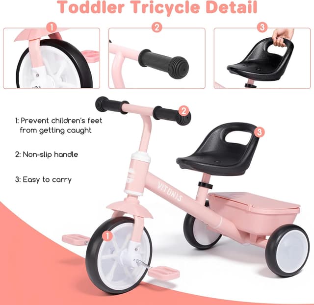 Thumbnail 5 de VITONIS Tricycle sans pédales 2‑5 ans
