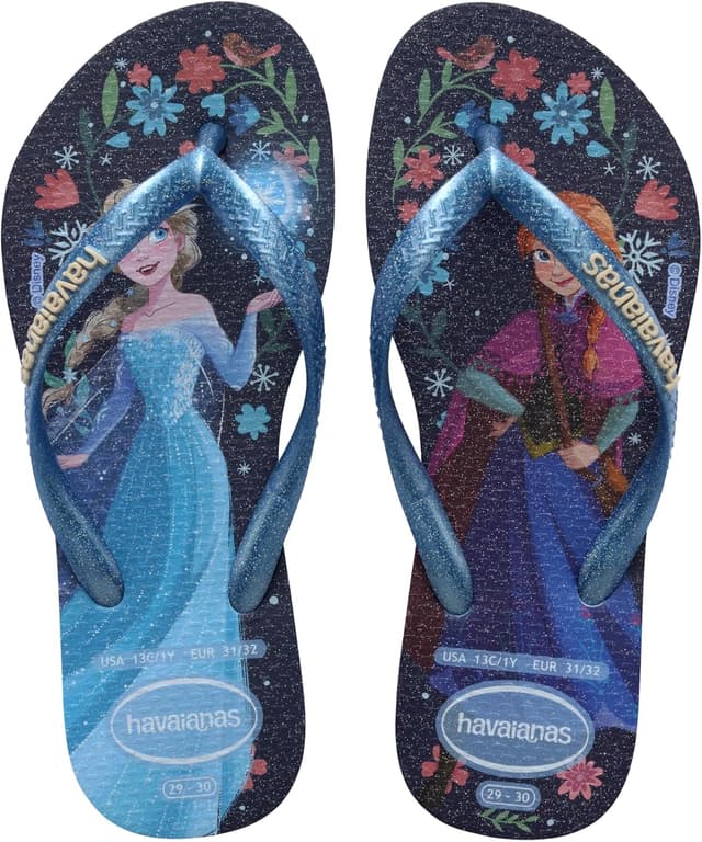 Thumbnail 6 de Havaianas Kids Slim Princess Disney Princess flip-flops with slim straps