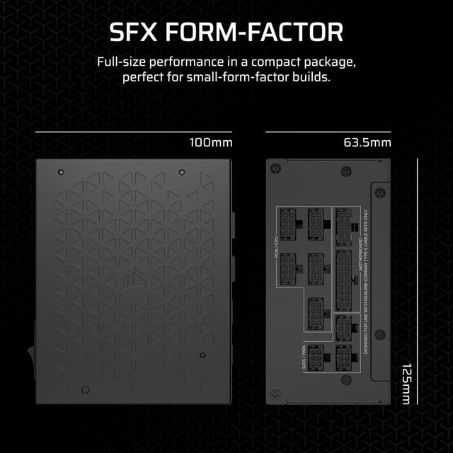 Thumbnail 3 de CORSAIR SF850 850W SFX power supply