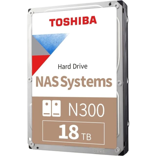 Detalle de Toshiba N300 18 TB HDD NAS 3,5″