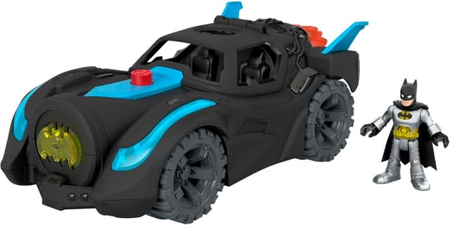 Detalle 1 de Batmobile Imaginext 30,5 cm luci e suoni HGX96
