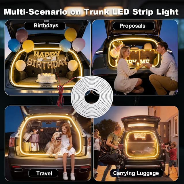 Thumbnail 1 de GPJYD Kofferraum Lichtstreifen 4m LED