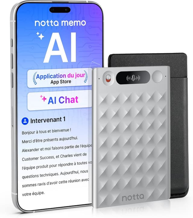 Thumbnail 6 de Notta Memo Enregistreur vocal AI 30 h