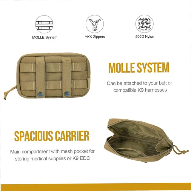 Detalle de OneTigris Lot de 2 sacs de nourriture pour chien (grand espace) avec bandes réfléchissantes