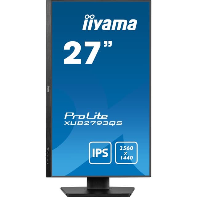 Detalle 2 de iiyama ProLite XUB2793QS-B7 de 27” IPS QHD 100 Hz con AdaptiveSync, altavoces y soporte ajustable en altura