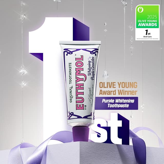 Thumbnail 1 de Euthymol Purple Whitening Toothpaste 3.7 fl oz 🪥