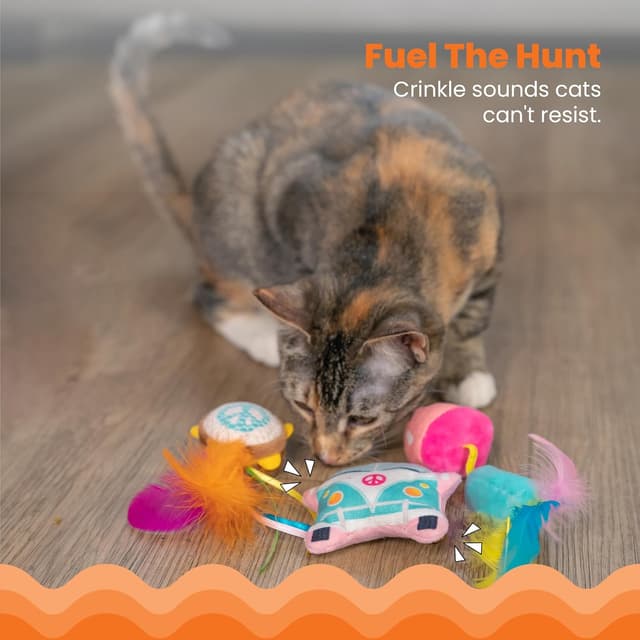 Thumbnail 2 de Catstages Festival 3 Pk Mlt Katzenspielzeug