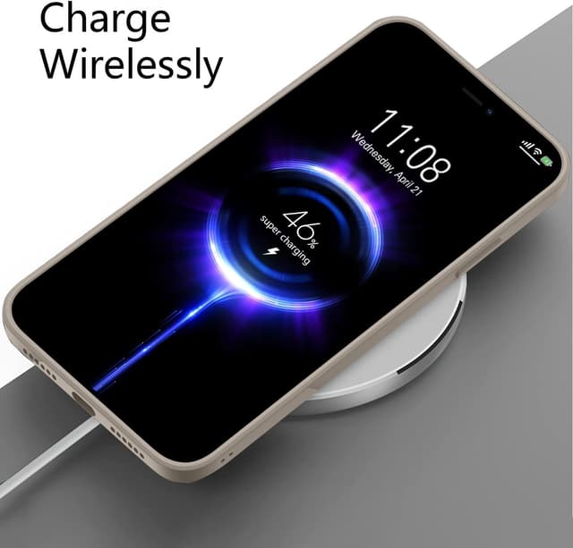 Detalle de HGH iPhone-11-Hülle aus Silikon mit Lanyard – dünner Rundumschutz in Titan Grau