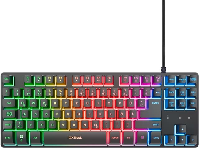 Thumbnail 6 de GXTrust 833 Thado TKL Gaming-Tastatur (QWERTZ) – kompakte 80%-Bauform, Metall, Anti-Ghosting & LED