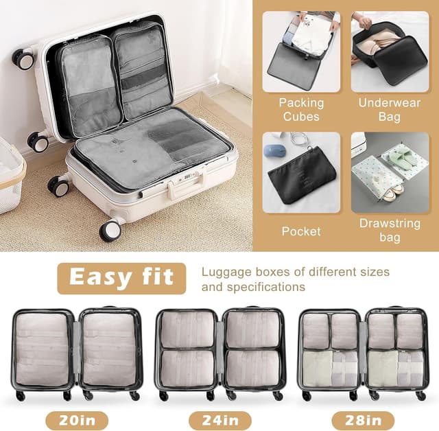 Thumbnail 2 de Gemtte Koffer Organizer Set 13-teilig