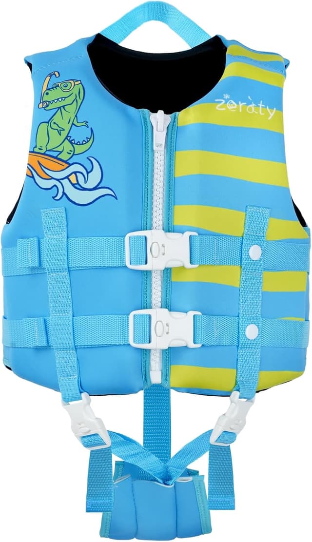Thumbnail 6 de Zeraty Toddler Neoprene Swim Vest Kids Float Jacket (20–80 lbs) with Dual Adjustable Safety Straps
