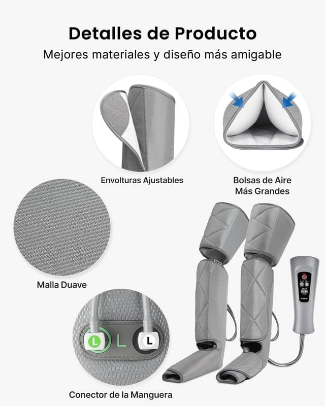 Thumbnail 6 de RENPHO Masajeador de Piernas 6 modos