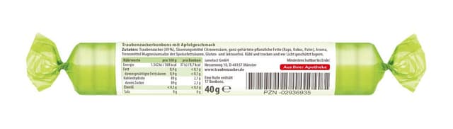 Detalle 2 de intact Traubenzucker Apfel Rolle 15er