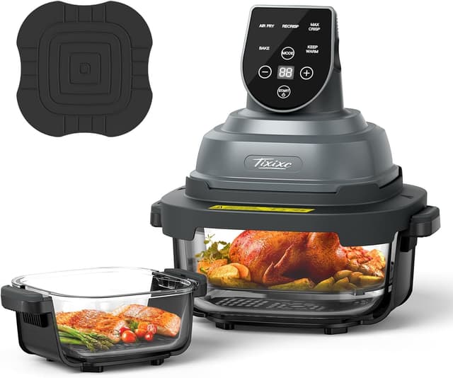 Imagen de Tixixc 1500W Portable Glass Air Fryer en OfertitasTOP