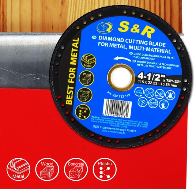 Detalle de S&R Disco diamantato per taglio 115 mm