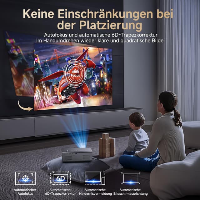 Thumbnail 4 de KOGATA 4K Smart Beamer Heimkino-Projektor