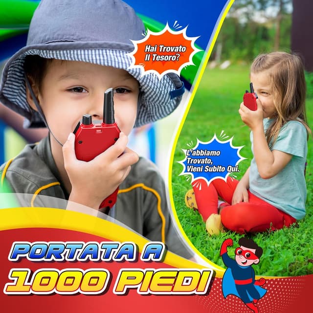 Detalle 2 de Toyokid Walkie Talkie 1000 piedi 📟