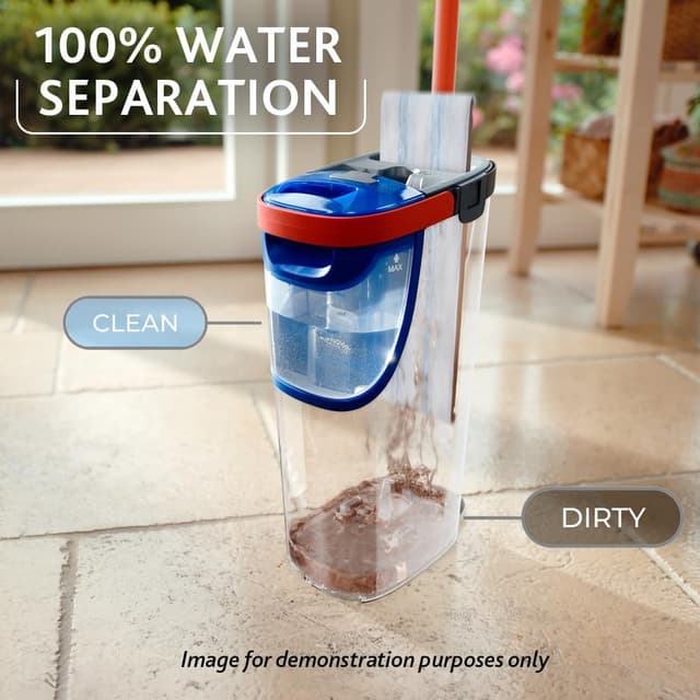 Detalle 2 de Vileda H2PrO Flat Mop lavapavimenti 1,2 L 🧹