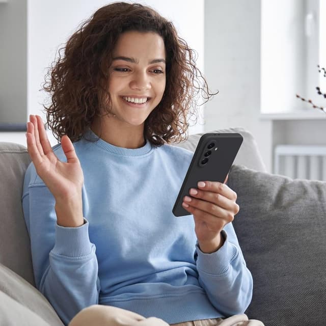 Detalle de MIKULLE Galaxy A56 5G case, 2 screen guards