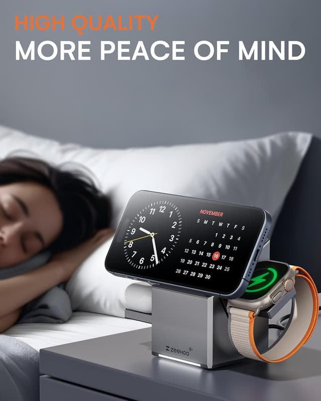 Thumbnail 6 de ZEEHOO 3-in-1 MagSafe Charging Station for iPhone