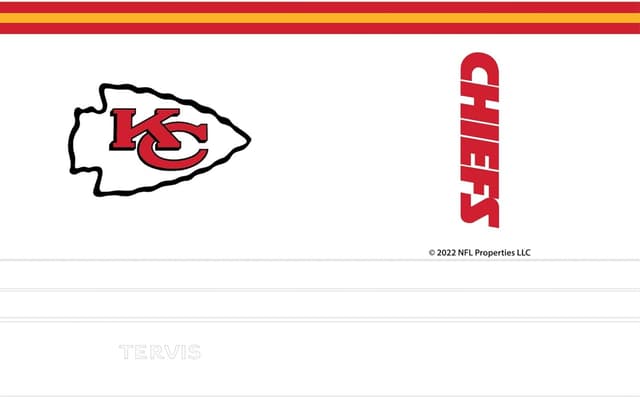 Detalle de Tervis Traveler NFL Kansas City Chiefs Arctic Triple Insulated 20oz Stainless Steel Tumbler