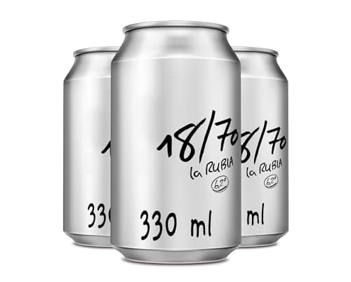 Detalle 2 de 18/70 La Rubia Cerveza Especial Pack 24Latas 🍺