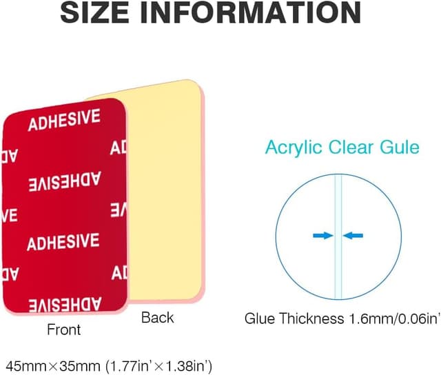 Detalle 2 de VIIMAKE Klebepads für GoPro Hero 8, 9, 10