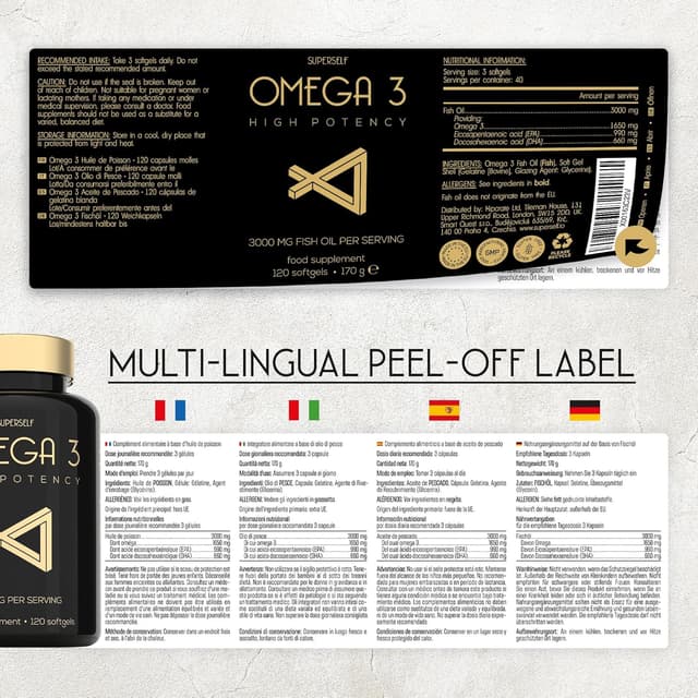 Thumbnail 6 de Omega 3 Kapseln Hochdosiert 3000mg