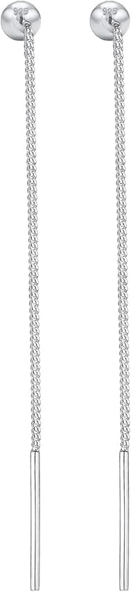 Detalle 2 de Elli Pendientes Mujer Bola plata 925 1 par