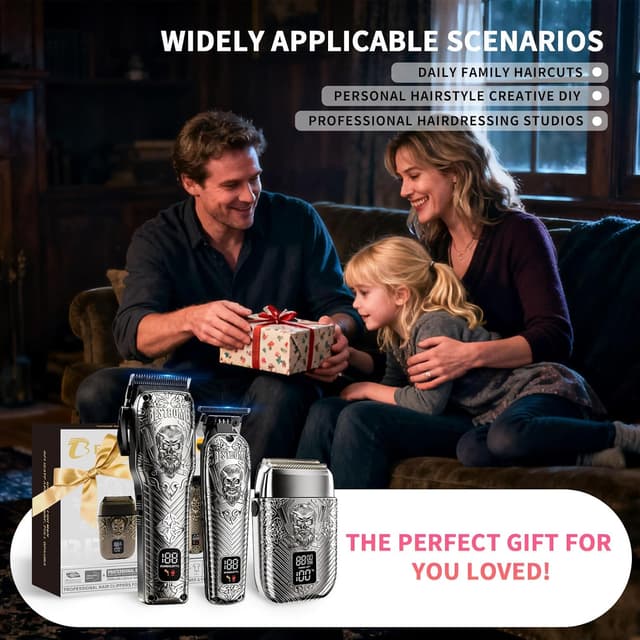 Thumbnail 6 de Bestbomg hair clippers kit 0.8-2mm