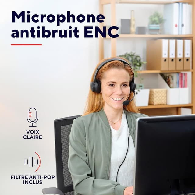 Detalle de Trust Roha II casque USB-C micro ENC