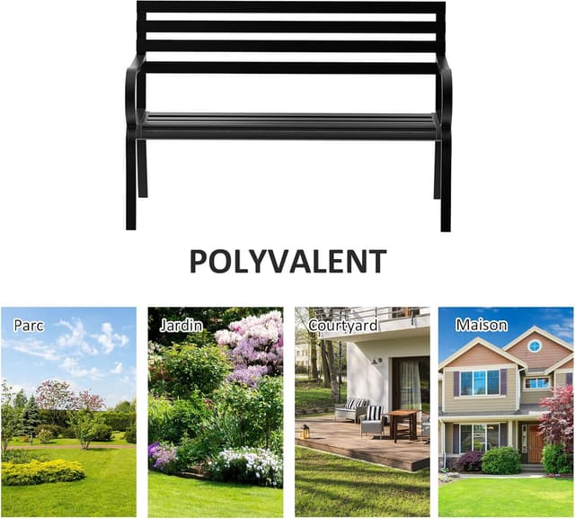 Thumbnail 5 de Banc de jardin Outsunny 2 places 240 kg