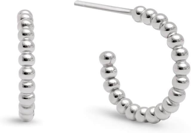 Detalle de SINGULARU Pendientes Pebble Dots 17 mm