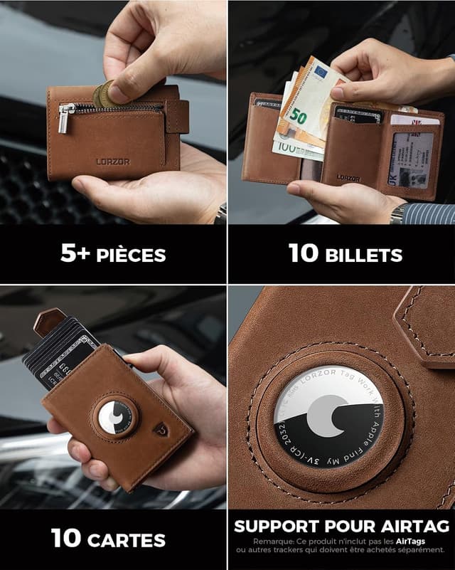 Thumbnail 4 de LORZOR Portefeuille AirTag