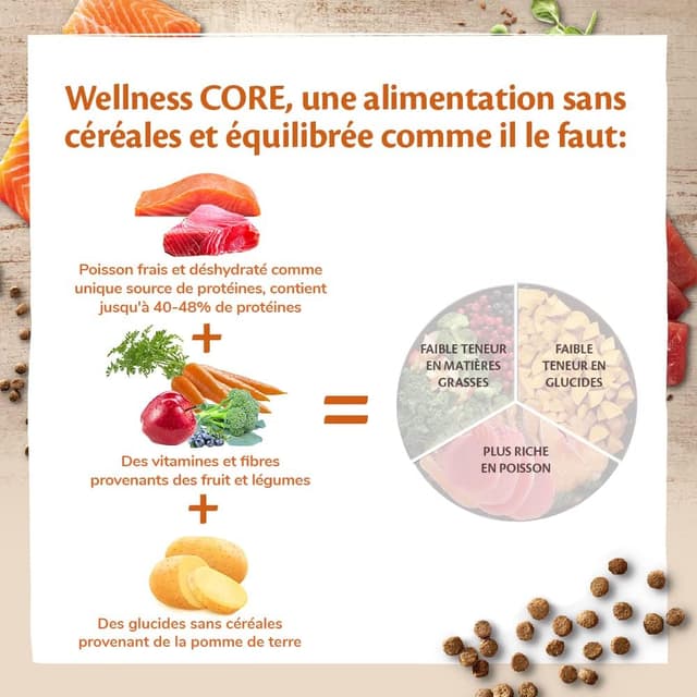 Thumbnail 2 de Wellness CORE OcĂ©an 1,75 kg croquettes pour chat đ