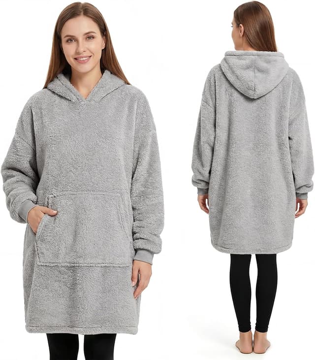 Imagen de Wearable Blanket Hoodie 95x85cm Comfort Hoodie en OfertitasTOP