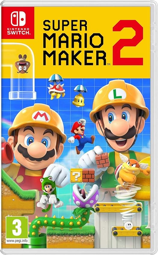 Detalle de Nintendo Super Mario Maker 2 videojuego más de 100 niveles