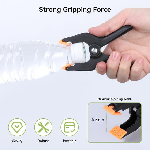 Thumbnail 2 de OTraki 8 Pezzi Fermagli a Molla 4 Pollice