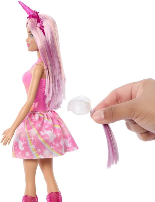 Detalle de Barbie Bambola sirene e unicorni HRR13